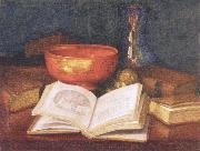 Hirst, Claude Raguet A Book of British Classics oil painting